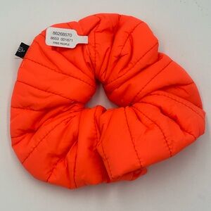 Large Neon Orange Free People Scrunchie New